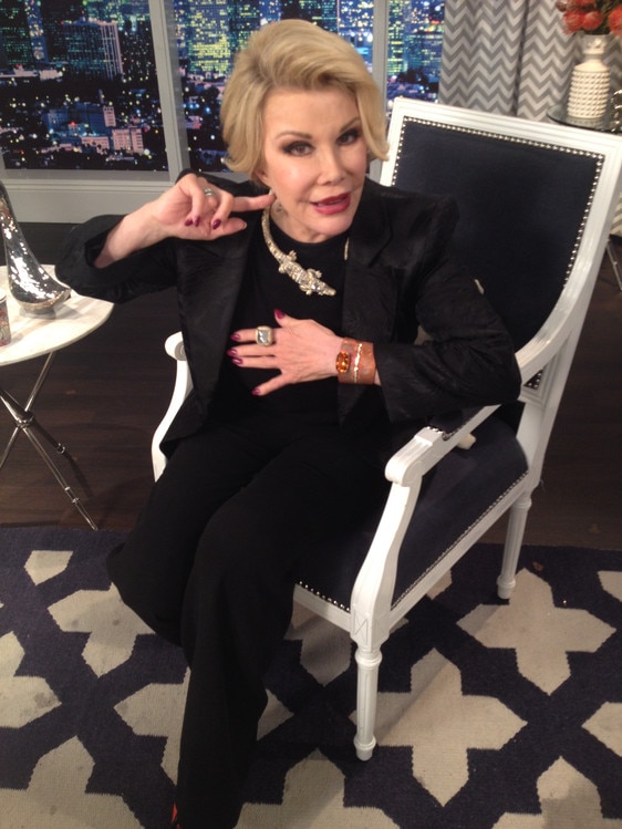 Joan Rivers from Fashion Police What We're Wearing E! News