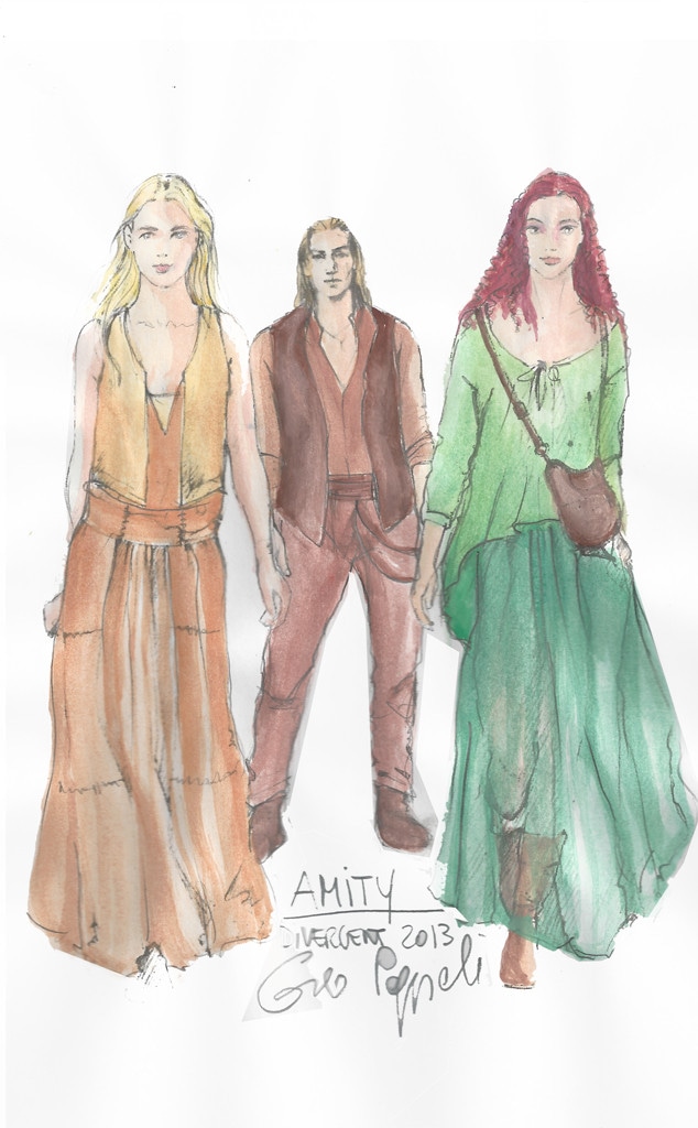 Exclusive Divergent S Costume Designer Reveals Sketches E News