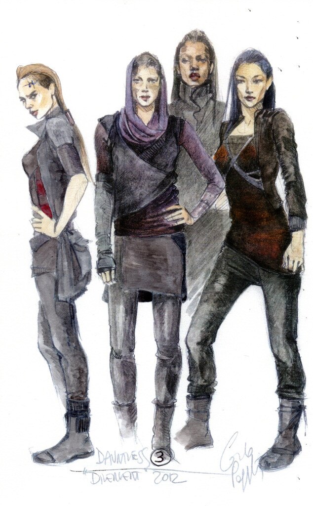 EXCLUSIVE Divergent s Costume Designer Reveals Sketches