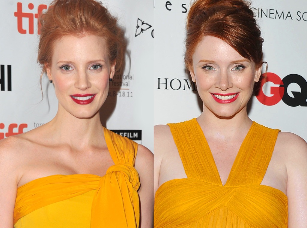 Bryce Dallas Howard Is Singing Mad About Jessica Chastain Comparison