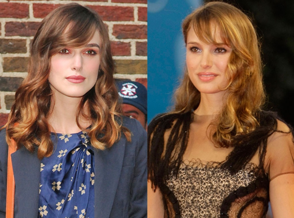 Keira Knightley And Natalie Portman From Celebrity Look Alikes E News