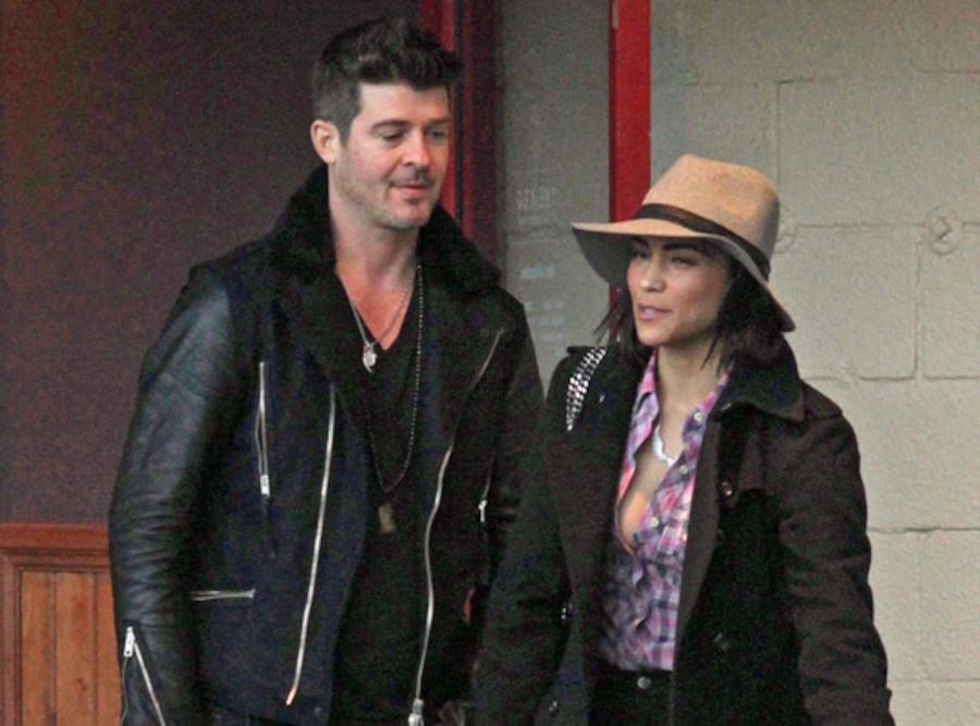Robin Thicke and Paula Patton Reunite Just Before He Cancels Concert ...