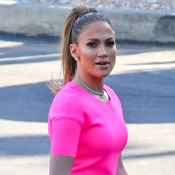 Jennifer Lopezs Pink Highlighter Look E Online Uk 