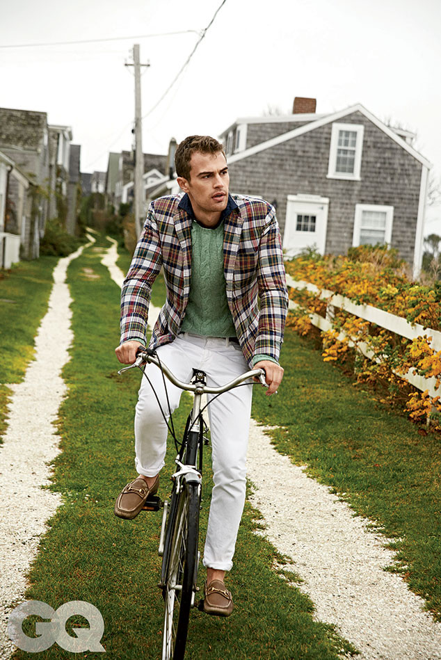Theo James Models Preppy Looks for GQ, Looks Predictably Perfect | E! News