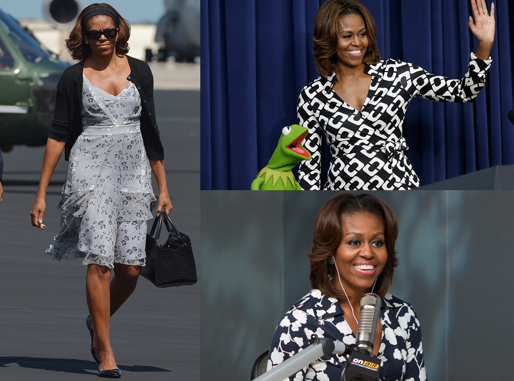 michelle obama wrap dress