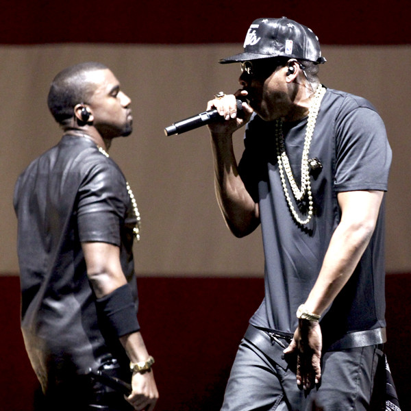 Star Gazing: Kanye West Rocks a Fur for Jay-Z Meeting