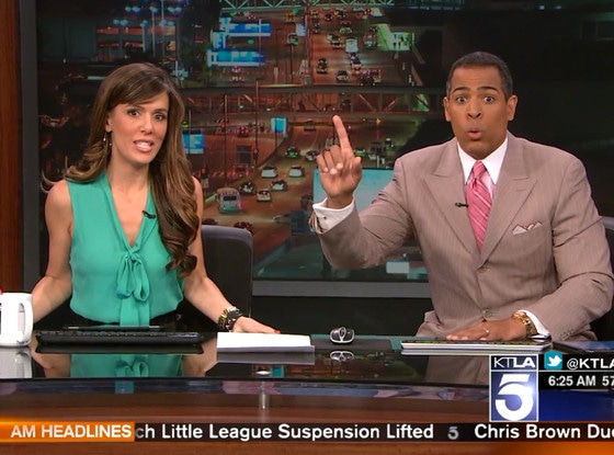 Watch L.A. Anchor Hilariously Overreact to Earthquake | E ...