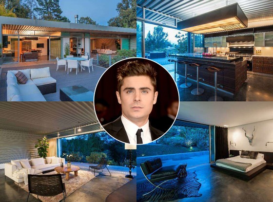 Zac Efron Lists Hollywood Hills Home for $2.8 Million, Sarah Michelle ...