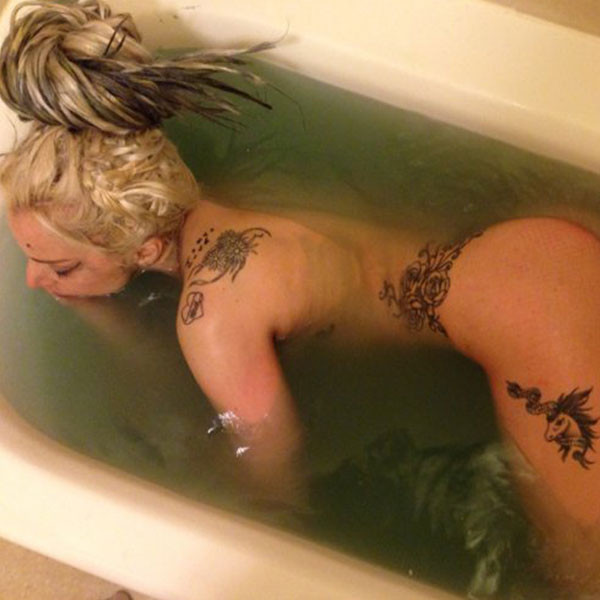 Lady Gaga Shares Naked Bathtub Selfie After Puking Performance