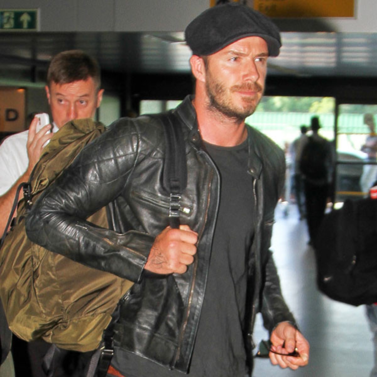 David Beckham Departs Rio After Spending 14 Days Filming in the