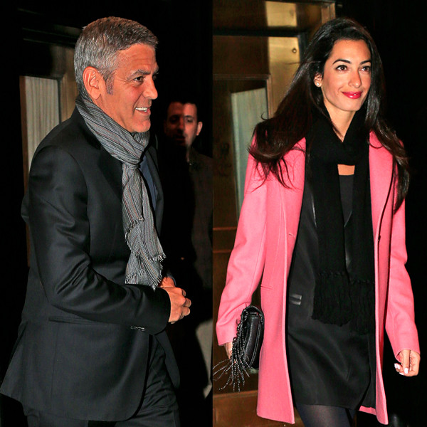 Exclusive: Clooney & New GF Step Out for Date Night