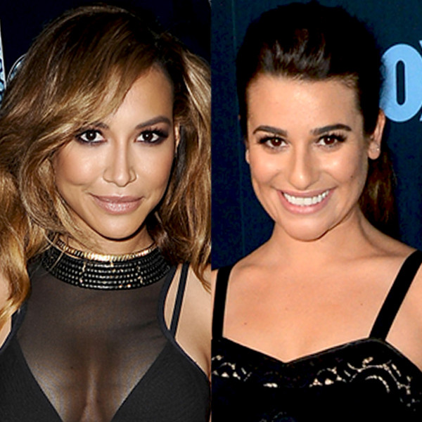 Lea Michele Naya Rivera Vie For The Title Of Sexiest Glee Star E Online 