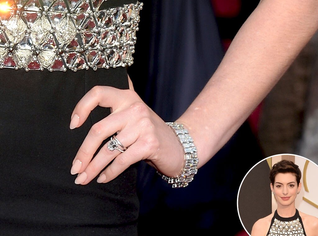 Anne Hathaway from Best Manicures of the 2014 Oscar Awards | E! News
