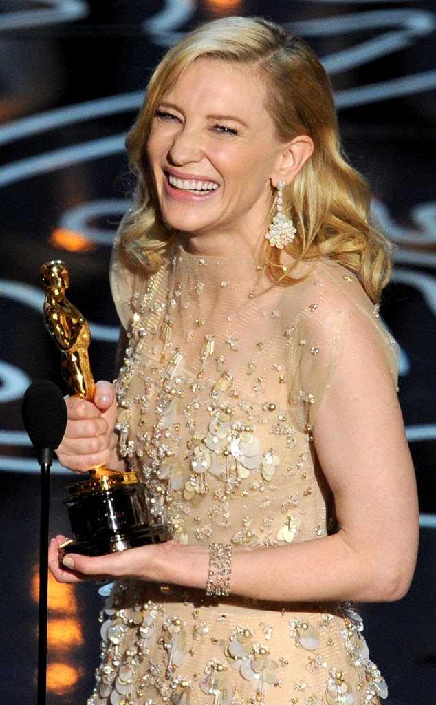 Cate Blanchett Best Actress From 2014 Oscars All The Big Winners E News