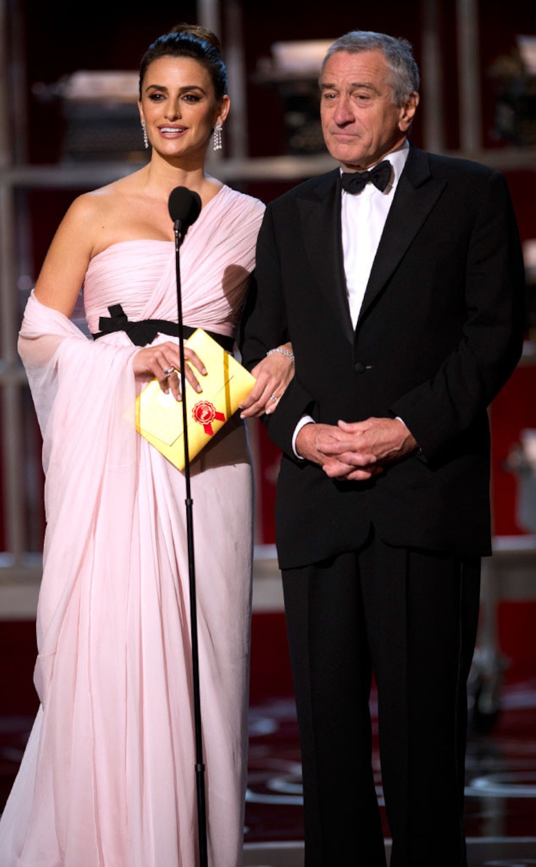 Penelope Cruz, Robert DeNiro, Oscars Presenters