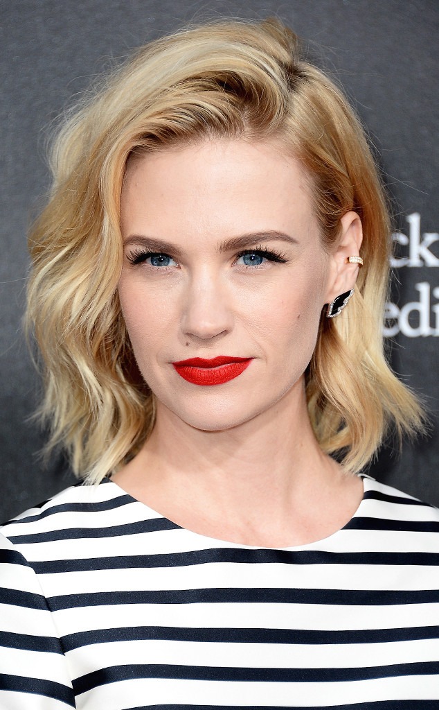 Beauty Police January Jones Retro Makeup Look E News