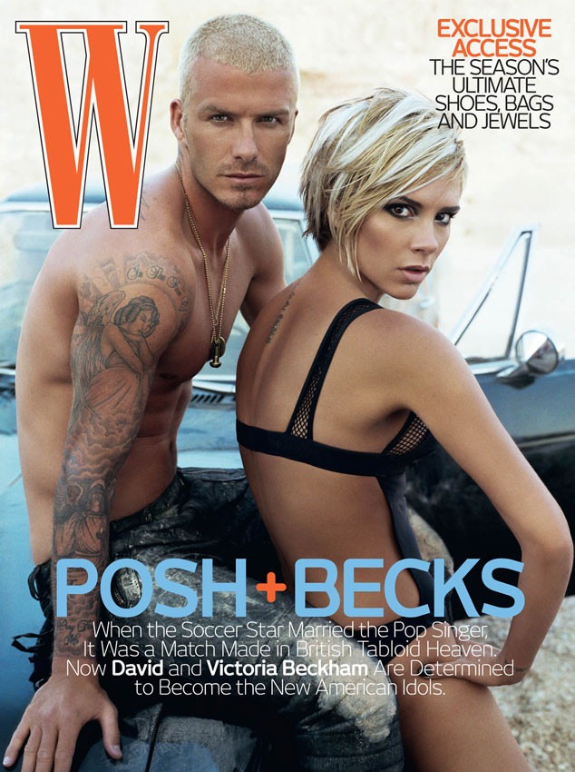 Victoria Beckham, David Beckham, W Magazine