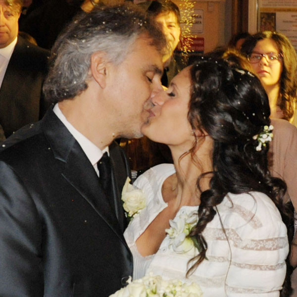 Andrea Bocelli, wife Veronica with sons Amos and Matteo Bocelli
