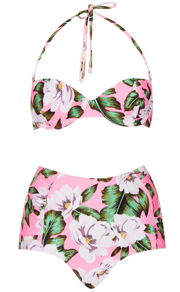 Topshop Pink Floral Bikini from Spring Break Essentials | E! News