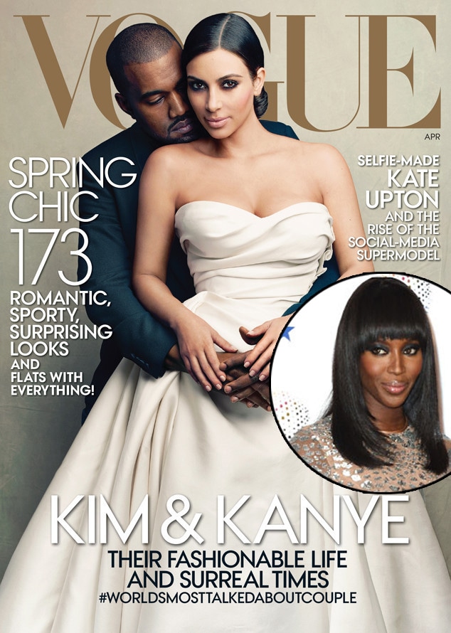 Kim Kardashian, Kanye West, Naomi Campbell, Vogue