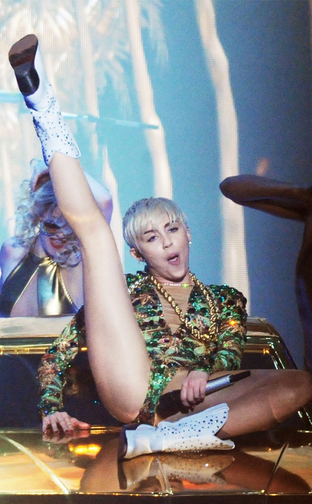 Singing Crotch?! from Miley Cyrus' Wildest Concert Pics