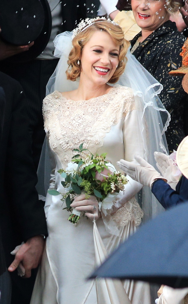 Blake Lively Stuns in a Wedding Dress - E! Online