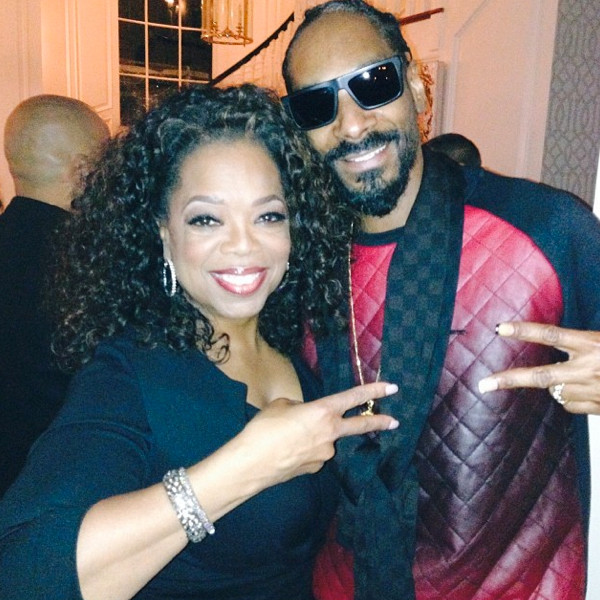 Oprah & Snoop Dogg End Feud With Epic Oscar Party Pic