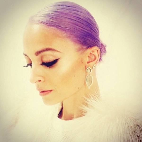 Nicole Richie Dyes Her Hair Purple For Real This Time E News