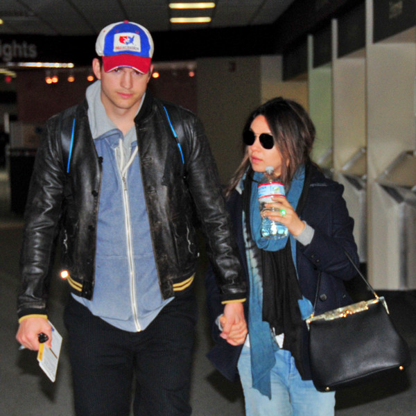 Mila Kunis & Ashton Kutcher Arrive in Iowa to Visit His Family E! Online