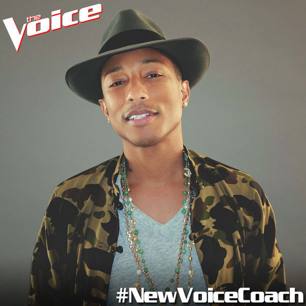 The Voice Season 7: Pharrell Is the New Coach! - E! Online