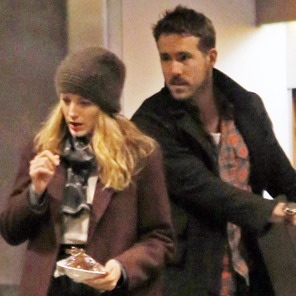 Blake Lively And Ryan Reynolds Leave Dinner With Cake In Hand E Online 