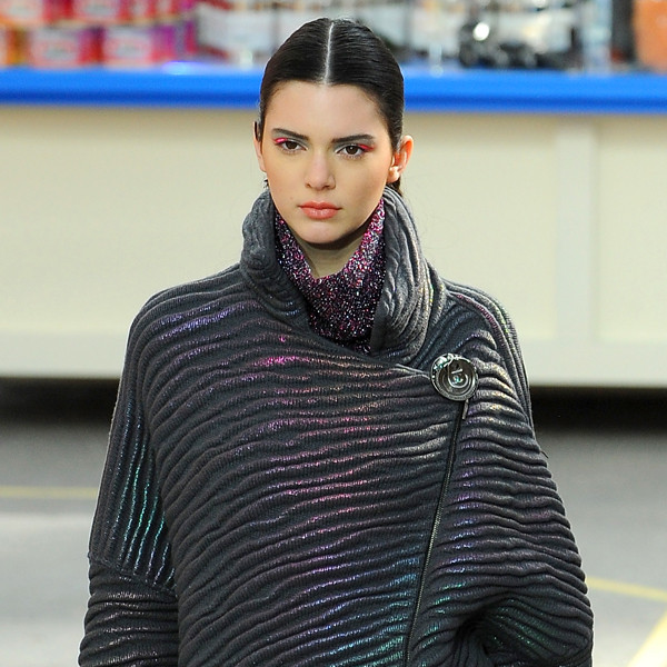 Kendall Jenner Walked in the Chanel Paris Fashion Week Show—in a SUPERMARKET,  Sort Of