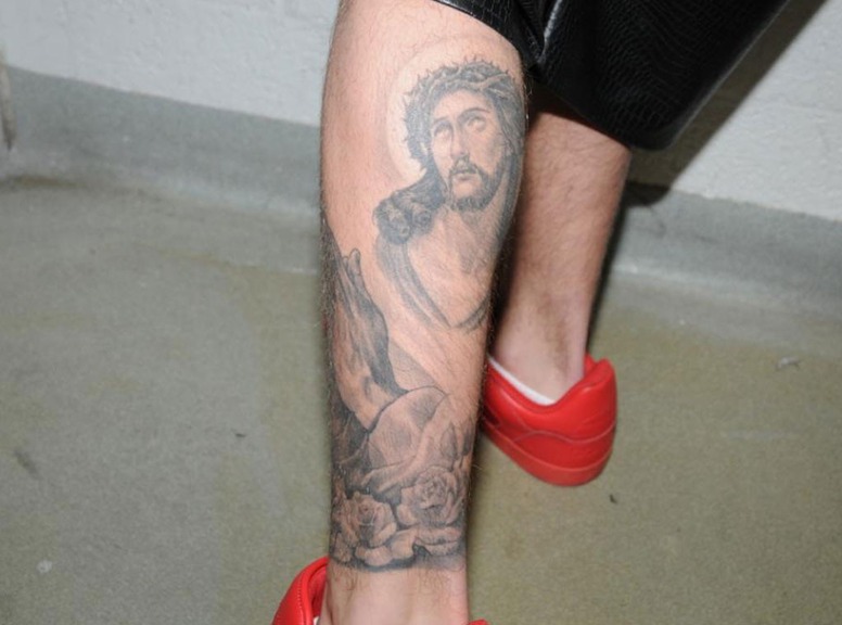 Justin Bieber, Tattoos, Jail