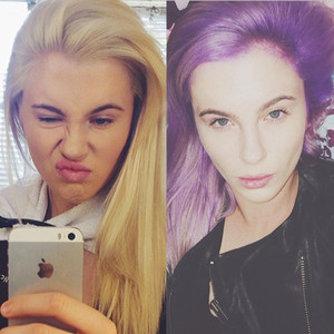 Ireland Baldwin Dyes Her Blond Hair Purple E News France