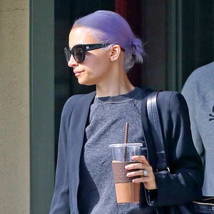 Nicole Richie Her Purple Hair Take L A See The Pic E News