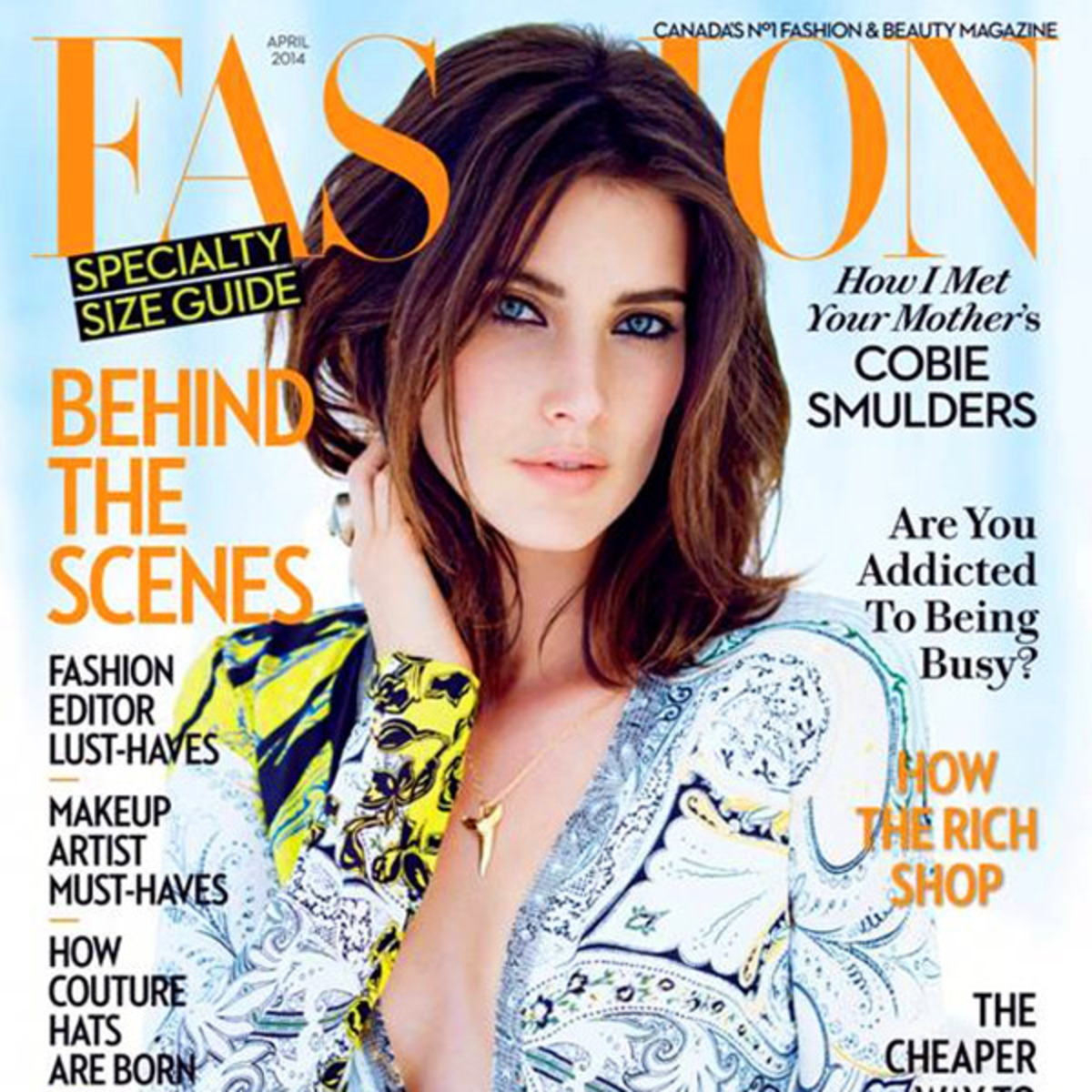 Cobie Smulders Covers Fashion Magazine - E! Online Cobie Smulders Covers Fashion Magazine - E! Online