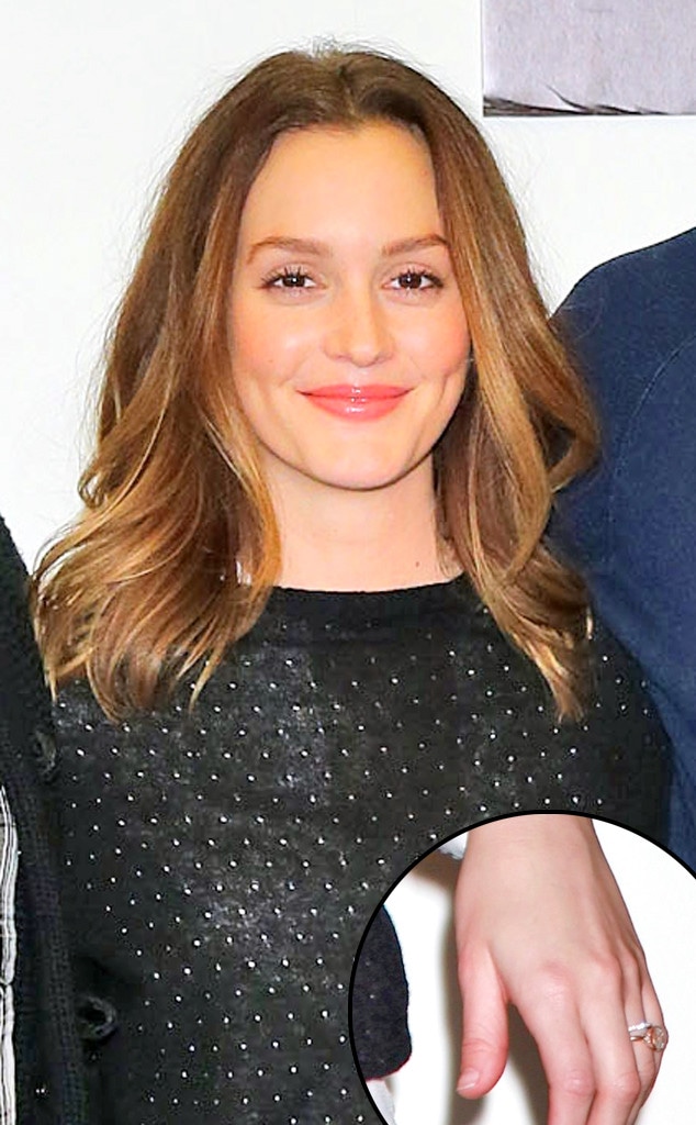 brand tent monster Leighton Meester Shows Off Ring For First Time Since Secret Wedding! - E!  Online