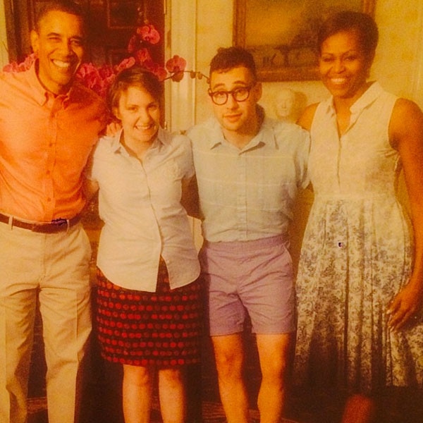 Lena Dunham, Jack Antonoff, Barack Obama, Michelle Obama Instagram