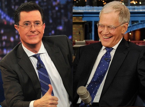 David Letterman Flattered CBS Picked Stephen Colbert as His Late Show ...