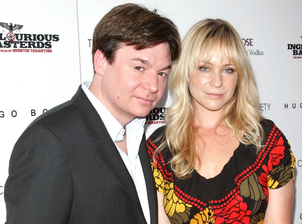    Mike Myers comlinda, mulher Kelly Tisdale 