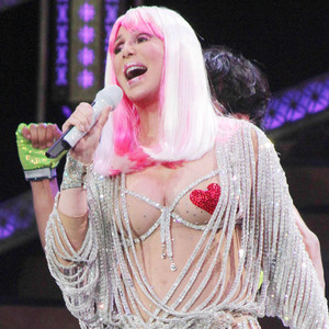 Cher 67 Wears Heart Shaped Nipple Pasties Flaunts