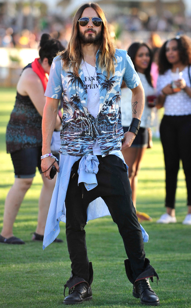 Jared Leto from 2014 Coachella Star Sightings | E! News