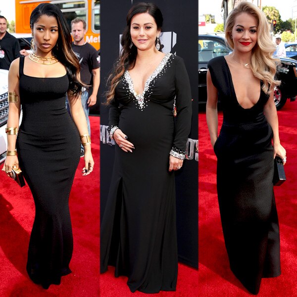 Nicki minaj black dress red carpet Clearance