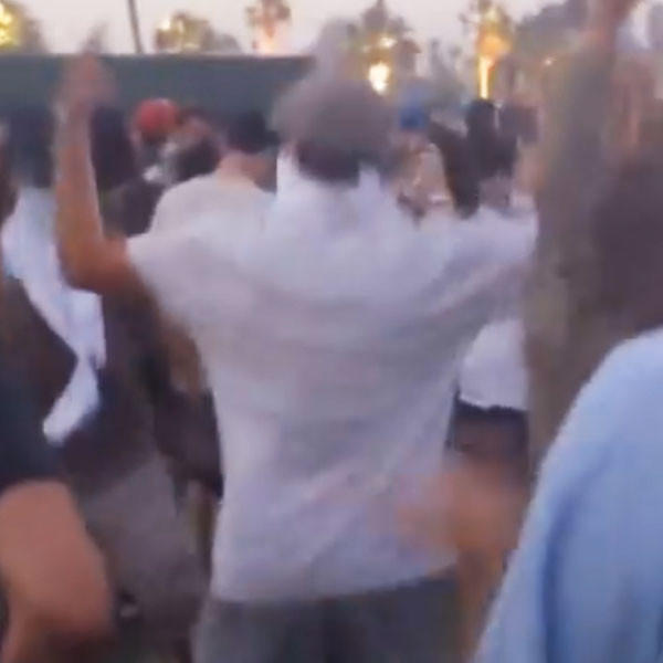 Leonardo DiCaprio Dancing at Coachella 2014