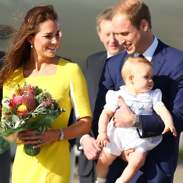 Royals Arrive in Australia! Does Kate Middleton Look Like a Banana? - E