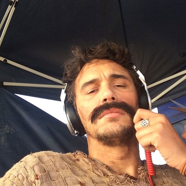 Mr. Mustache from James Franco's Selfies E! News