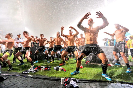 Watch The New Zealand Rugby Team Dance Shirtless In The Rain Warning Video Contains Lots Of