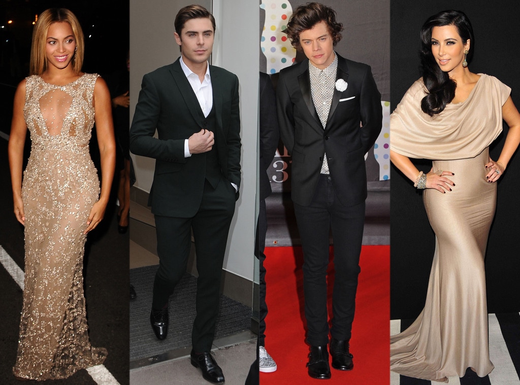 Celebrity Prom, Kim Kardashian, Zac Efron, Beyoncé, Harry Styles