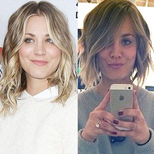 Kaley Cuoco Gets A Bob Haircut Take A Look E News