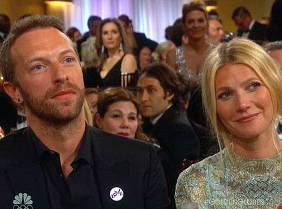 Chris Martin, Gwyneth Paltrow, Golden Globes 2014
